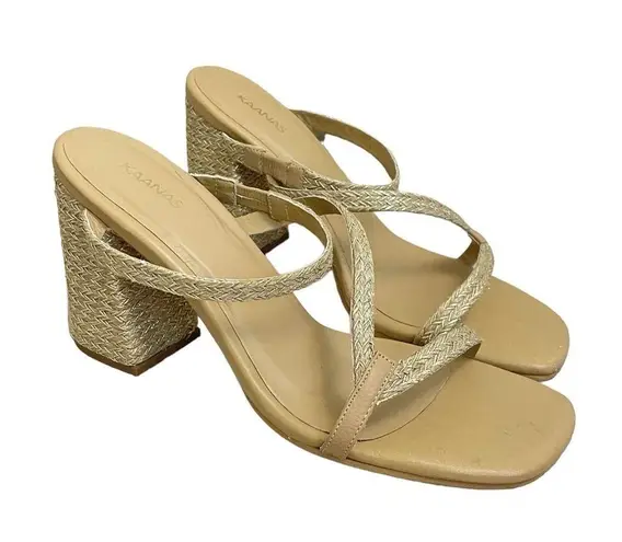 Kaanas Naked Yute Heels Strappy Heel Sandals Size 9