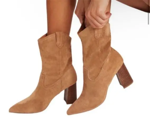 VICI  | Dev Faux Suede Heeled Boots