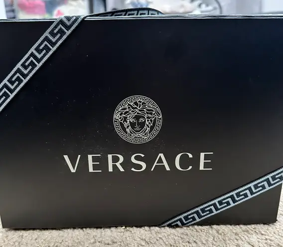 Versace Virtus Quilted purse- white