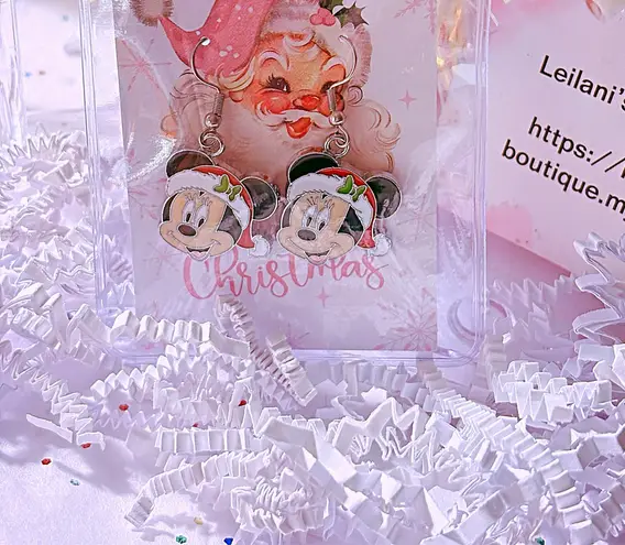 Mickey Christmas Earrings/gifts ideas/Christmas season/holiday season Multiple