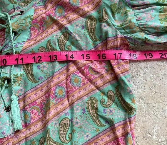 Spell & The Gypsy Collective City Lights Blouse Sage Blush