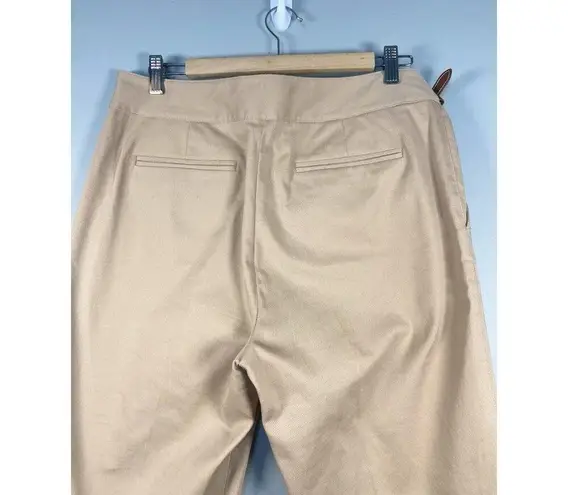 Lauren Ralph Lauren Chino Pants With Side Buckle Women's Size 10 Khaki Beige Tan