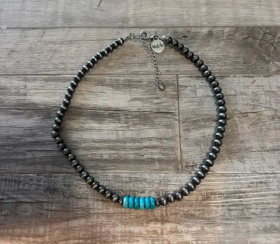 Western Necklace Blue