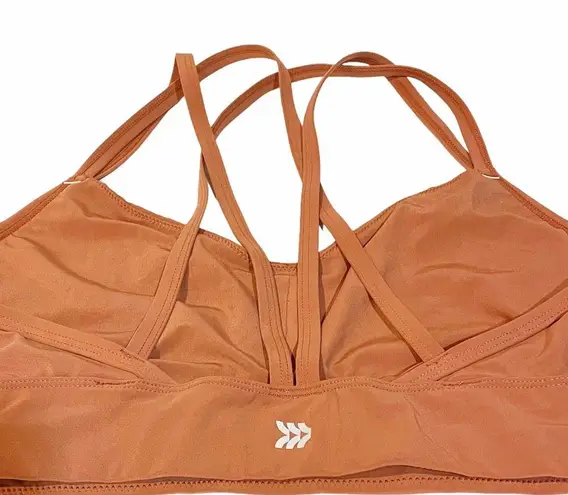 All In Motion  Size Large Peach Low Support Strappy Longline Sports Bra