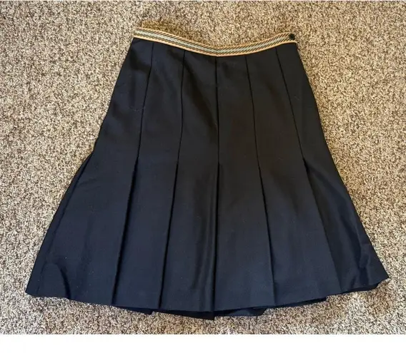 Missoni Skirt Womens 8 US 40 EU Black Wool Blend Made in Italy Designer Luxury