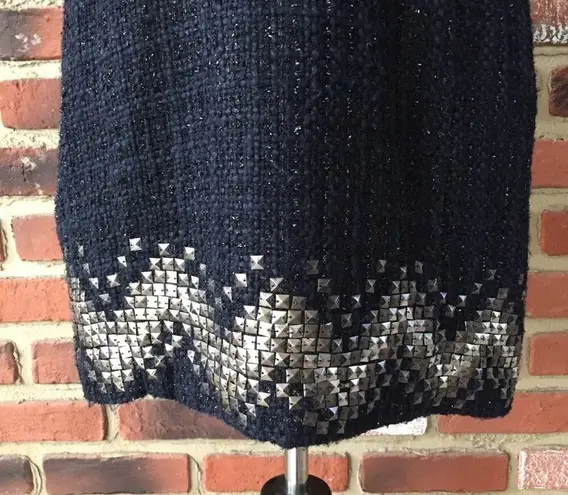 Blue Sparkle dress with rivets Sz M Size M