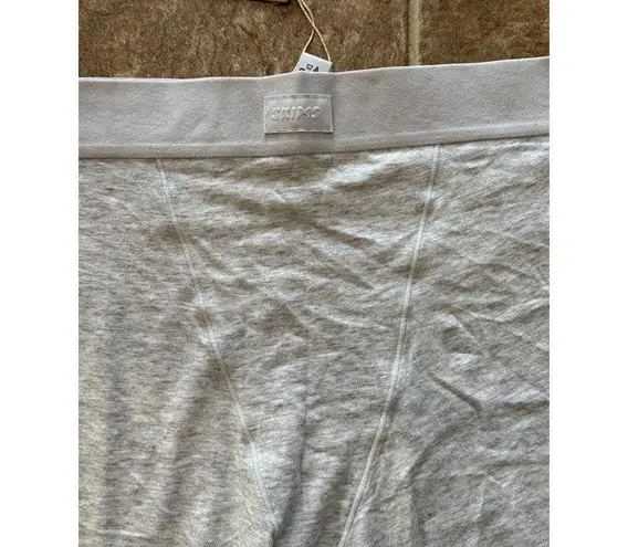 SKIMS Boyfriend Boxer Light Heather Grey Size Medium