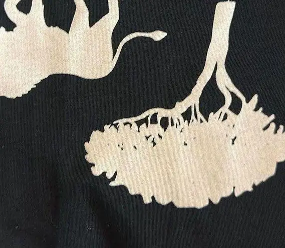 Baobab Afori Cat Namibia Safari Animal Print Black Dress. Cap Sleeves