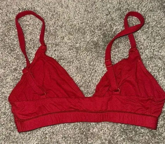 SKIMS Dark Red Bralette