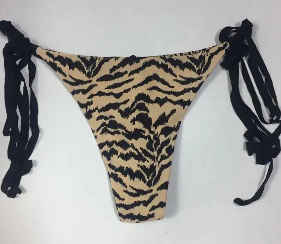 Topshop  Animal Print Bikini Bottoms US 6