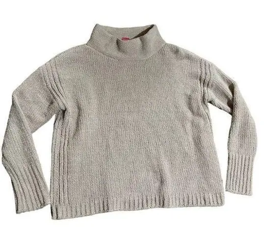 Catherine Malandrino blush pinkish tan cozy mock neck sweater sz M