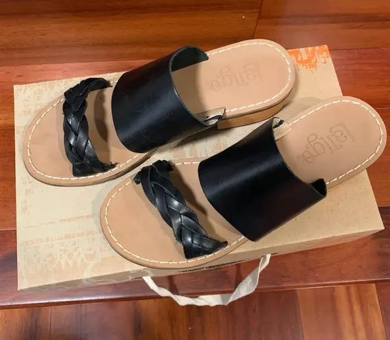 Latigo Black Tapas Leather Sandals