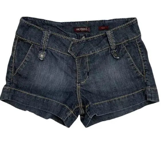 Hot Kiss Jean Shorts Women's Size 3 Blue