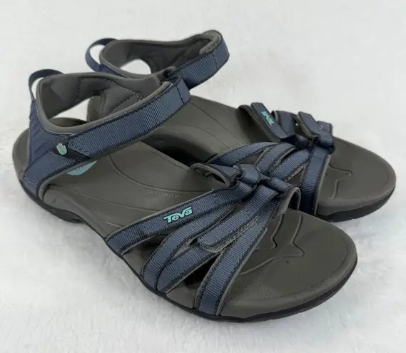 Teva Womens Hiking Sandals Blue Strappy Athletic Outdoor Shoes Size 10