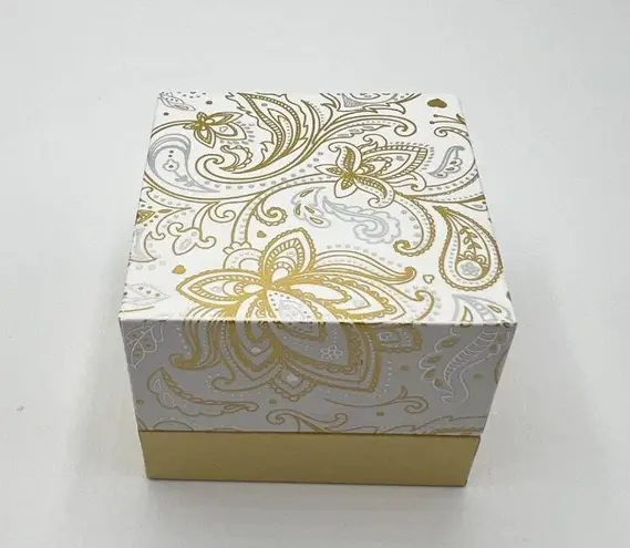 Charter Club Pave & Crystal Halo Ring in Gold/Blue Size 11 MSRP $30 NWT