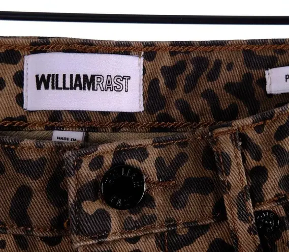 William Rast  Leopard Print Skinny Denim Jeans 27