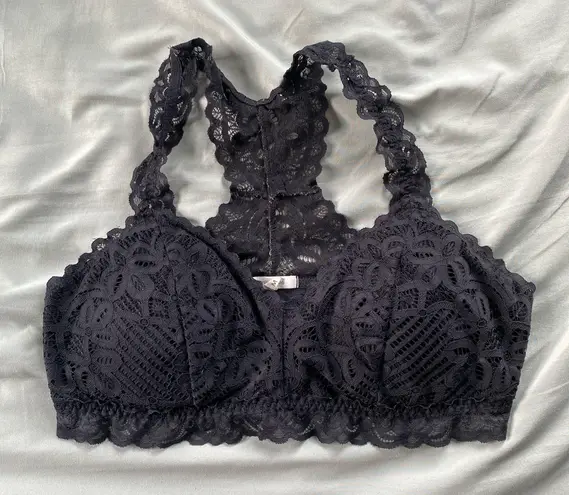 Maurice's Maurice’s Black Floral Bralette