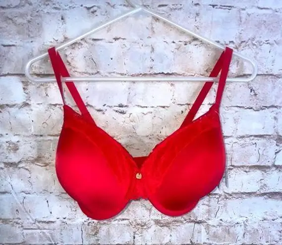 Natori NEW Russian Red Hidden Glamour Laced Contour T