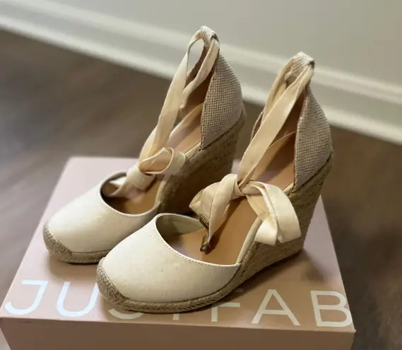 JustFab Espadrille Wedge Heels