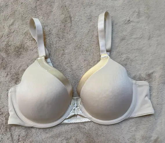 Vanity Fair Illumination Front Close Lined Underwire Bra Ivory SZ 34C 75339