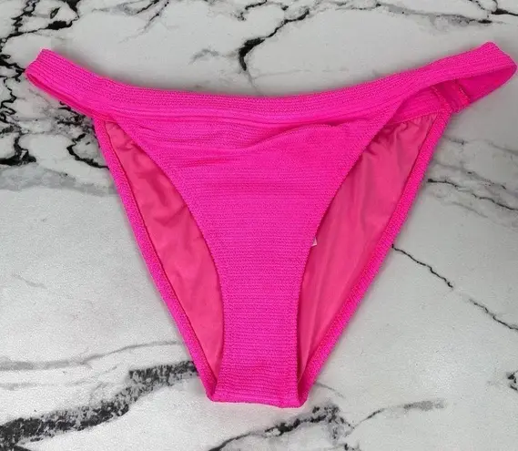 Topshop  Pink High Cut Tanga Bikini Bottom