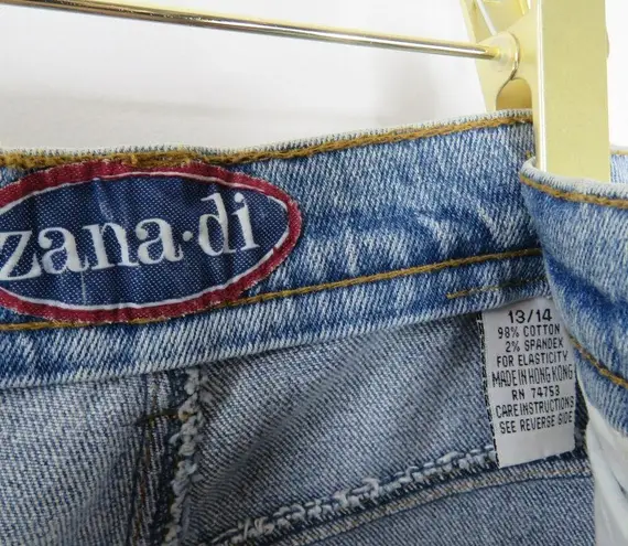 Zana Di 1990s Vintage High Rise Straight Leg Mom Jeans Tapered 30" Yoke Jeans