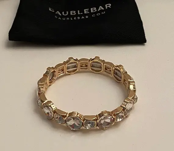 BaubleBar NWOT gold and rhinestone  bracelet