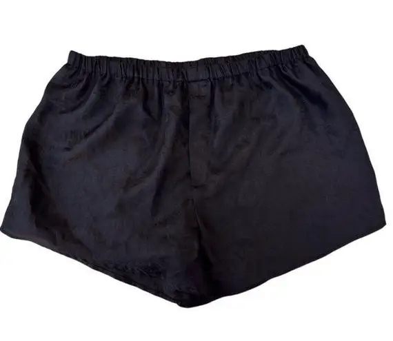 Frederick's of Hollywood Frederick’s of Hollywood Black Pajama Boxer Style Shorts Large