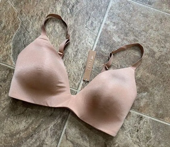 SKIMS Wireless Form Lightly Lined Bra Ochre 34DD