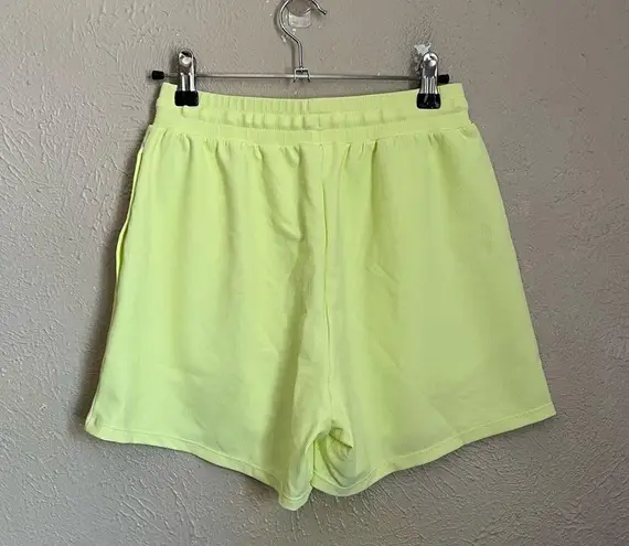 Halara NWT  Neon Yellow High Rise Drawstring Shorts XS