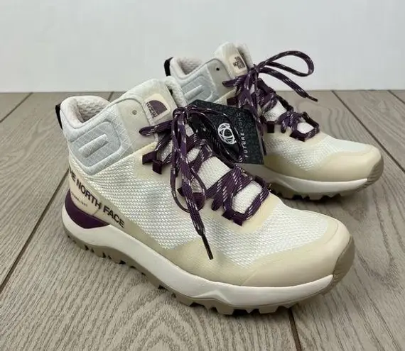 The North Face  Women Activist Mid FUTURELIGHT Boots US8 Gardenia White Pikes Purple