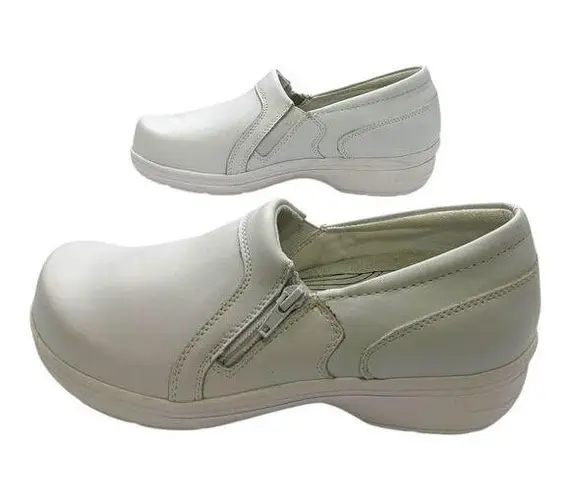Easy Works by Easy Street Bentley Work Clog White US Women's 7.5W Size 7.5