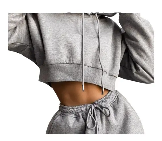 Naked Wardrobe All Good In The Hoodie
Size XL NWOT Drawstring Heather Gray