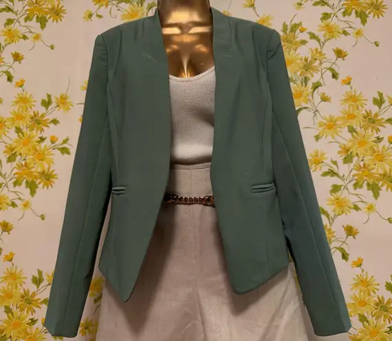 OVI Women's Sage Green open front blazer size M