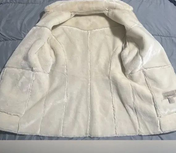 Massini Vintage Suede Leather Coat