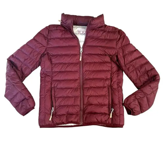 TUMI Pax Womens Puffer Tumipax Jacket Packable Burgundy Quilted Winter Snow Red Size undefined