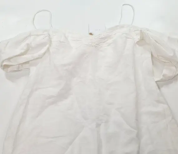 L'Academie Gemma Midi Dress in White Large