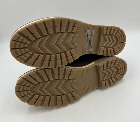 Alpine Design Holly Boots Brown Nubuck Leather Faux Shearling Ankle Booties