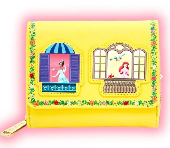 Lounge Fly Disney Princesses Floral Balconies Wallet