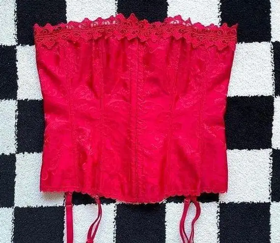 Frederick's of Hollywood Frederick’s of Hollywood Red Corset Top M