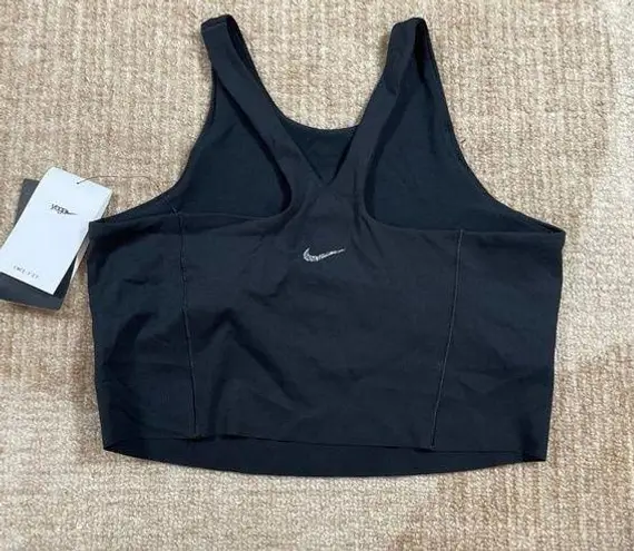 Nike NEW  BLACK YOGA SPORTS BRA SZ MEDIUM M