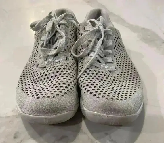 Nobull Trainer Shoes Gray Suede Activewear Sneaker Weightlifting Mens 7 Womens 9