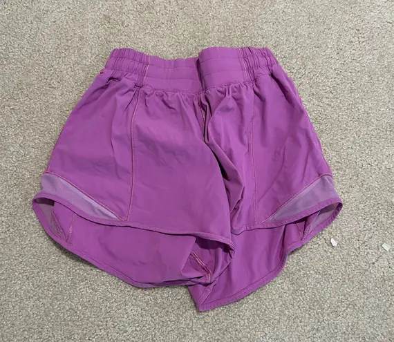 Lululemon purple lulu shorts