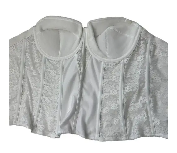 Dominique Colette Underwire Strapless Bustier 8949 White Size 40C