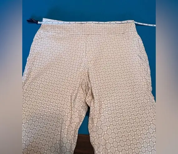 Charter Club Cream Ankle Pants Cambridge Slim. 12P. Super comfortable!