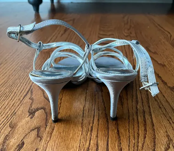 Women’s Silver Sparkly Heels Size 8.5