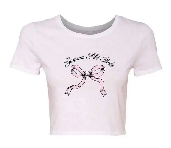 Ali and Arial Gamma Phi Beta Crop Top thumbnail 3