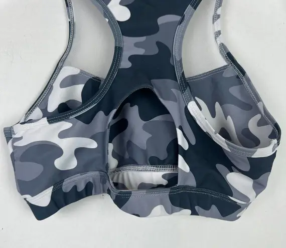 SoulCycle  Camo Sports Bra Gray Size Small S EUC L2764