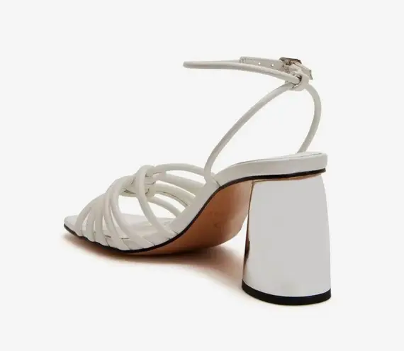 Katy Perry The Timmer Knotted Sandals, Optic White Size 7.5 M / 37.5 New in Box