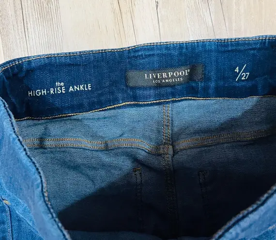 Liverpool Women's Farrah Hi-Rise Pull-On Ankle High Performance Denim Jeans